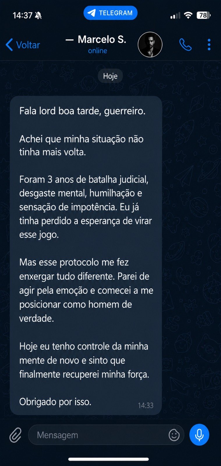 Depoimento Marcelo