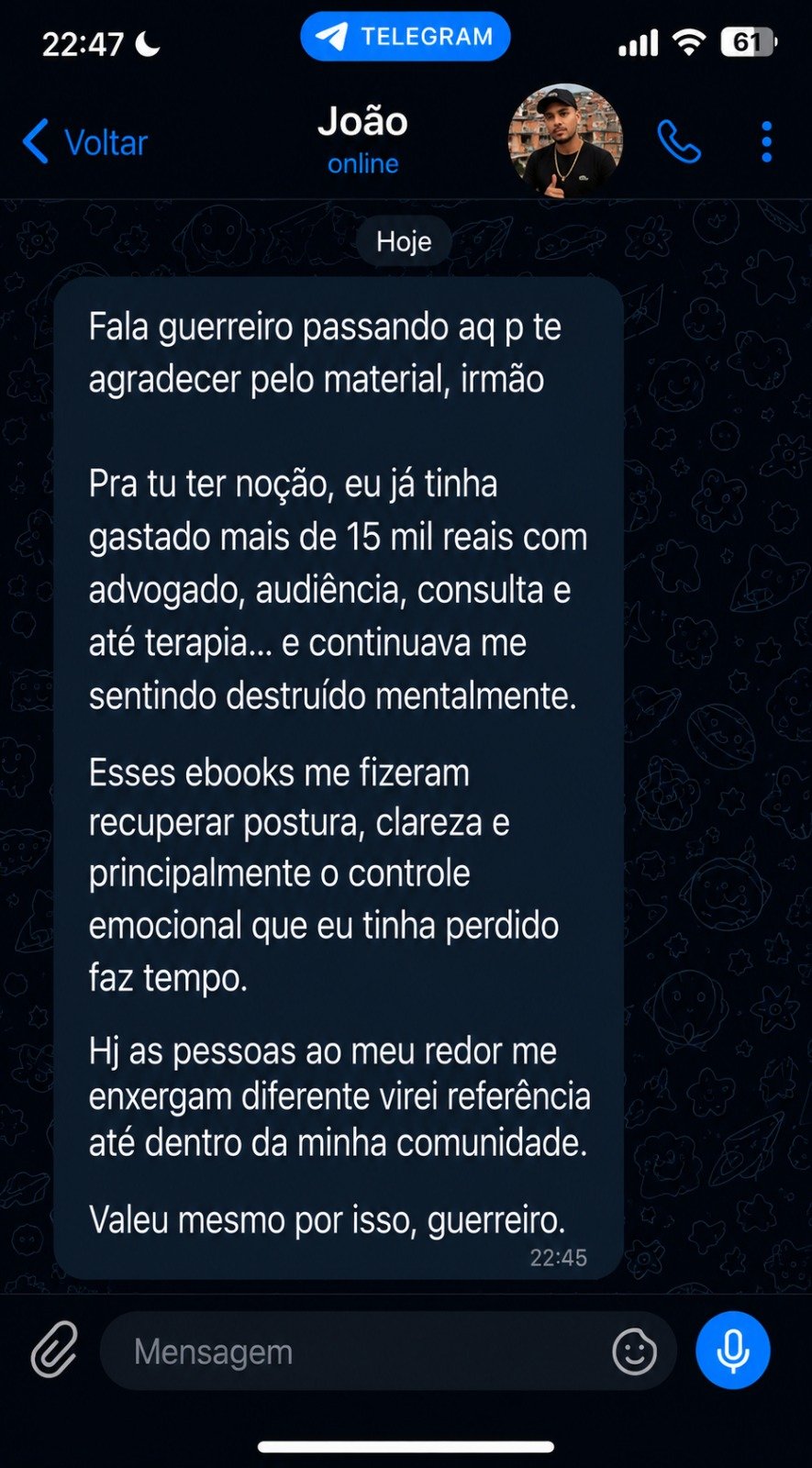 Depoimento João